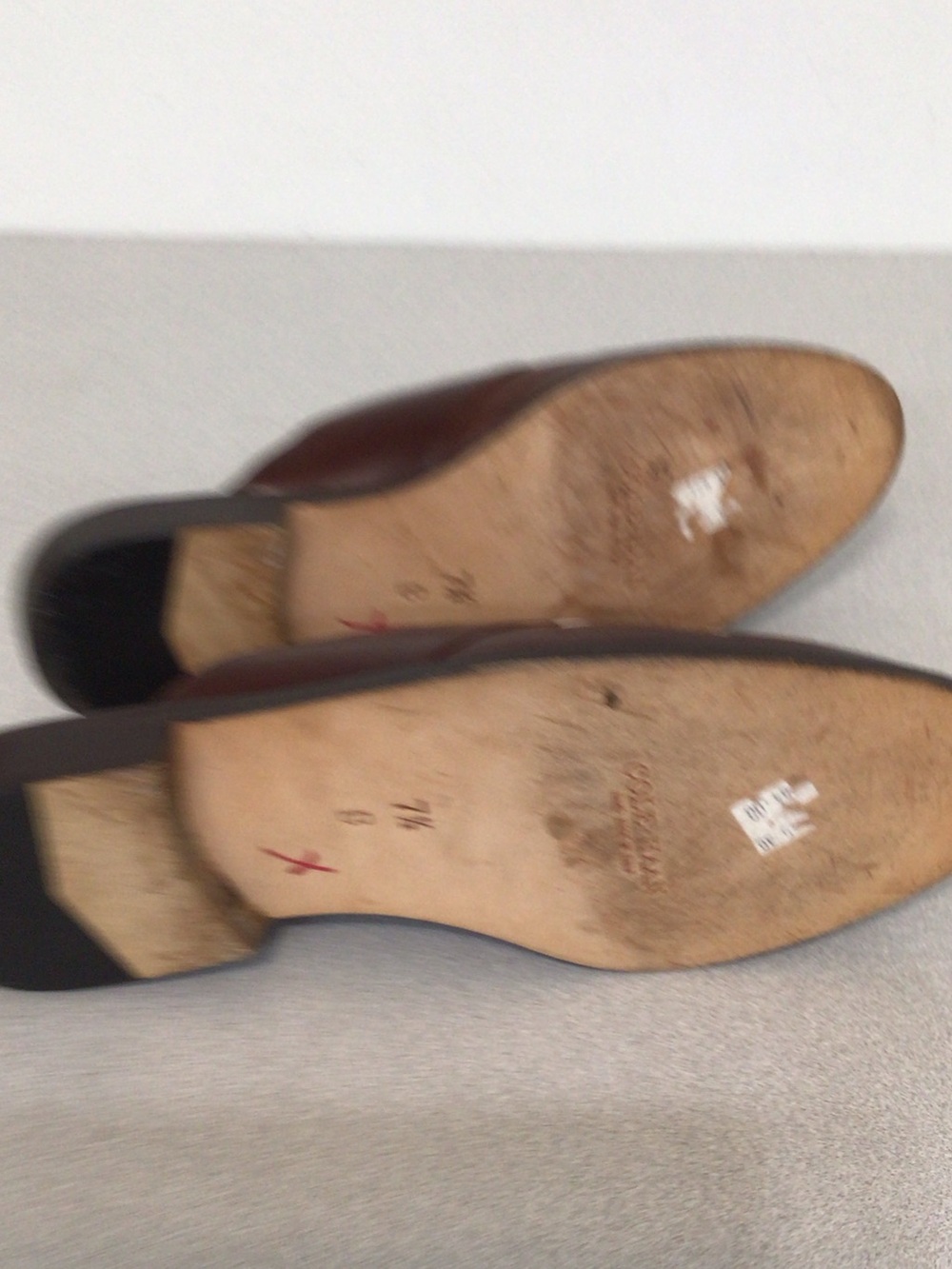Cole Haan Brown and White Tassel Slip-On Loafers - Picture 6 of 10